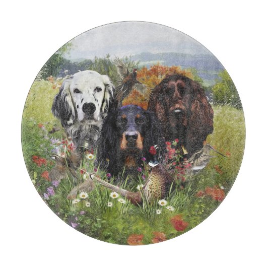 Setters Family Snijplank (Voorkant)