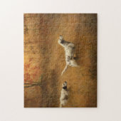 Setters in a Field by Percival Leonard Rosseau Legpuzzel (Verticaal)