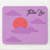 Setting Sun with Purple Clouds: Lavender Muismat (Voorkant)