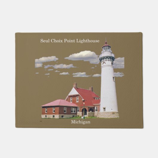 Seul Choix Point Lighthouse cut out deur mat (Voorkant)