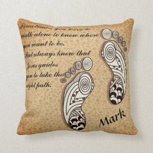 Seul coussin de pieds de griffonnage de promenade