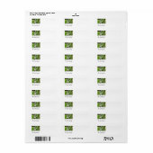 Seul le Étiquette de début (Feuille entière)