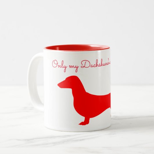 Seul mon Dachshund comprend la Mug (Devant gauche)