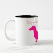 SEUL MON DACHSHUND COMPREND LA MUG (Gauche)