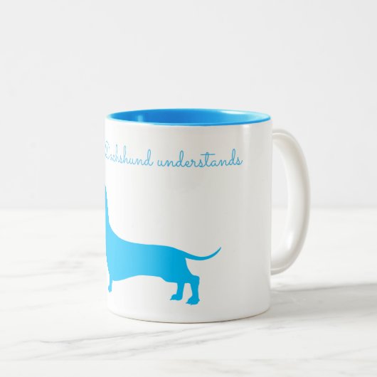 SEUL MON DACHSHUND COMPREND LA MUG (Devant droit)