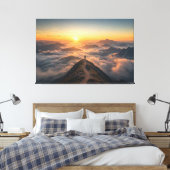 Seul, pas perdu – Impression sur toile : Lever de (Insitu(Chambre))
