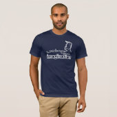 Seule limitation imagination blanche sur t-shirt f (Devant entier)