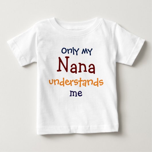 Seule Ma Nana Me Comprend T-Shirt Pour Enfant (Devant)