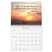 Seulement calendrier inspiré de douze mois de Dieu (Mar 2026)