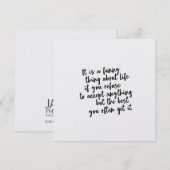 SEULEMENT LA MEILLEURE carte 5.25 x 5.25 (Devant / Derrière)