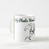 Seulement les plantes ont la tasse d'anthères (Devant gauche)