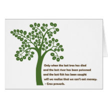 Seulement quand le dernier arbre