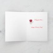 Seulement votre baiser - carte vintage de (Intérieur)