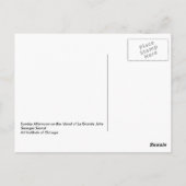Seurat Briefkaart (Achterkant)