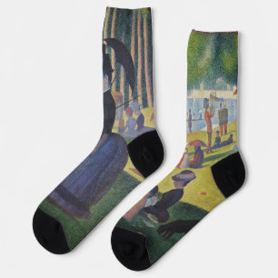 Seurat Schilderij Zondag Op La Grande Jatte Sokken