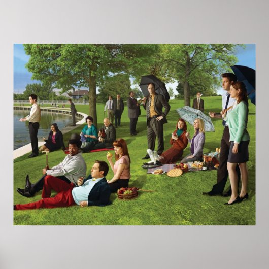 Seurat The Kantoor Edition Poster (Voorkant)