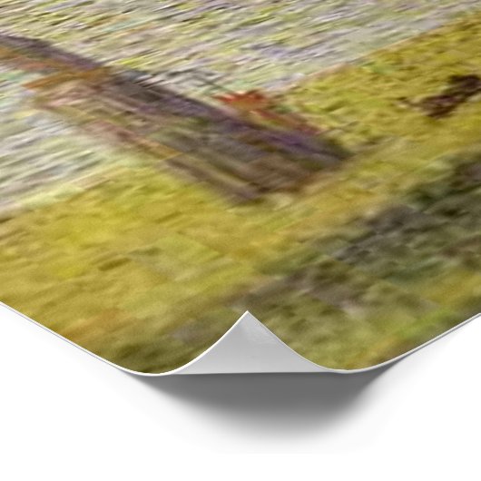 Seurat's "La Seine a Courbevoie" Poster (Hoek)