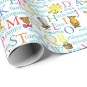 Seuss's ABC Pattern with Words Cadeaupapier (Rol Hoek)