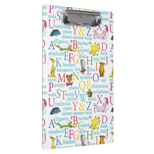 Seuss's ABC Pattern with Words Klembord (Rechts)