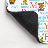 Seuss's ABC Pattern with Words Muismat (Hoek)