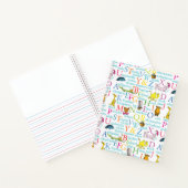 Seuss's ABC Pattern with Words Notitieboek (Binnen)