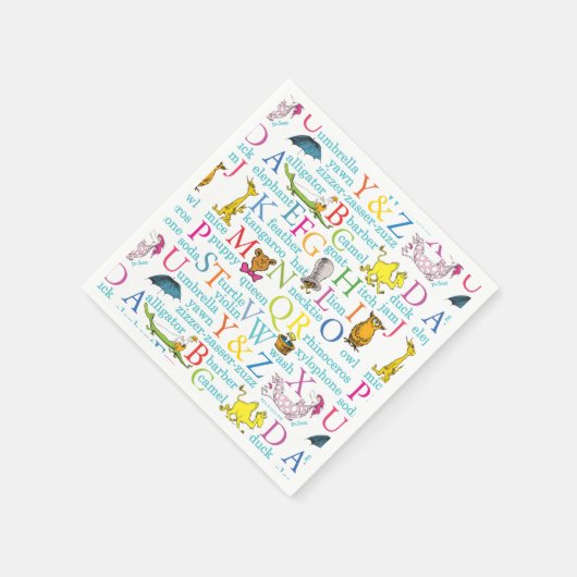 Seuss's ABC Pattern with Words Servet (Hoek)