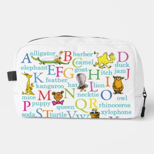 Seuss's ABC Pattern with Words Toilettasje