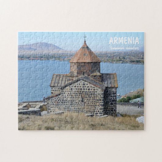 Sevanavank-klooster in Armenië Legpuzzel (Horizontaal)