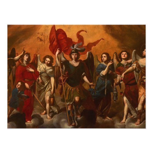 Seven Archangels by Massimo Stanzione Foto Afdruk (Voorkant)