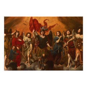 Seven Archangels by Massimo Stanzione Foto Afdruk