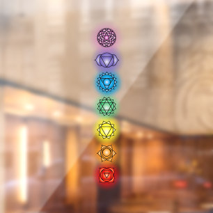 Seven Chakras Raamsticker