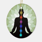 Seven Chakras Yoga Pose Ornament (Links)