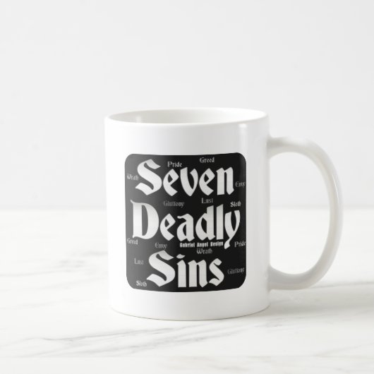 Seven Deadly Sins Logo Koffiemok (Rechts)