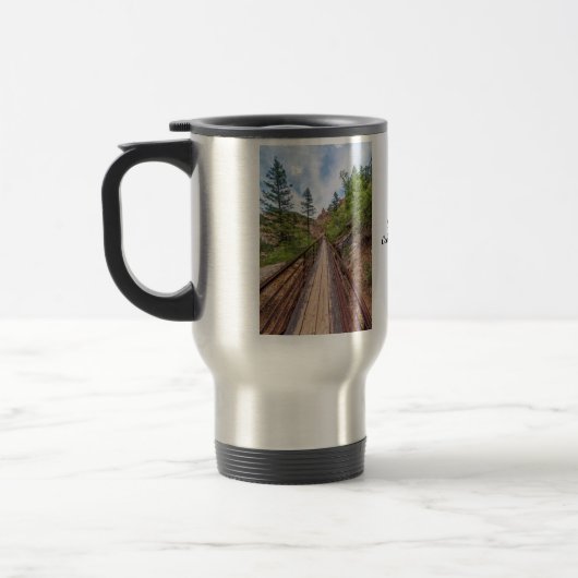 Seven Falls Walkway Bridge Travel Mug (Gauche)