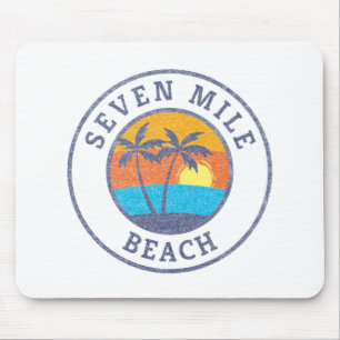 Seven Mile Beach, Grand Cayman Faded Classic Style Muismat