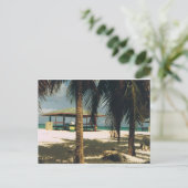 Seven Mile Beach Kaart, Grand Cayman Island Briefkaart (Staand voorkant)