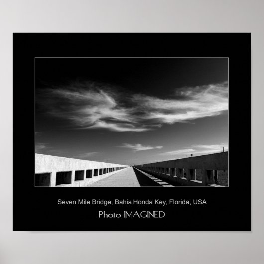 Seven Mile Bridge, Florida Keys, Verenigde Staten Poster (Voorkant)