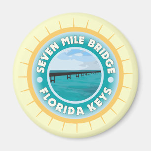 Seven Mile Bridge in Florida Keys Magneet