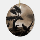 Seven Ravens Keramisch Ornament (Links)