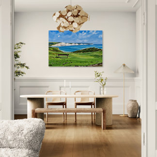 Seven Sisters Kliffen Canvas Afdruk