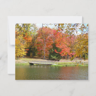 Seven Springs Fall Bridge III Herfstlandschap