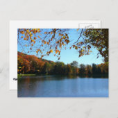 Seven Springs-Herfst Trees en Pond Briefkaart (Voorkant / Achterkant)