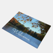 Seven Springs-Herfst Trees en Pond Deurmat (Schuin)