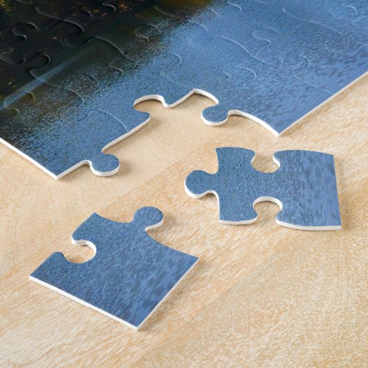 Seven Springs-Herfst Trees en Pond Legpuzzel (Zijkant)