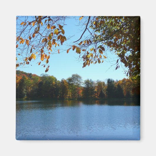 Seven Springs-Herfst Trees en Pond Magneet (Voorkant)