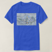 Seven Springs Resort Trail Map T-shirt (Design voorkant)