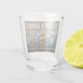 Seven Summits Mountain Landmarks Illustration Shot Glas (Achterkant)