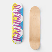 Seventeen Logo-Paars Skateboard (Voorkant)