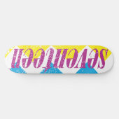 Seventeen Logo-Paars Skateboard (Horizontaal)