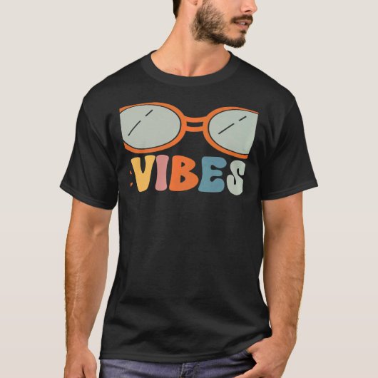 Seventh Grade Vibes 7th Grade Students Parents Tea T-shirt (Voorkant)